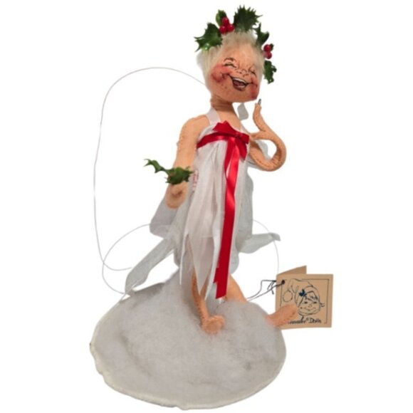 Annalee Dolls Vintage Christmas Mobilitee #7564 White Fairy Girl on Stand - NWT - Picture 2 of 7